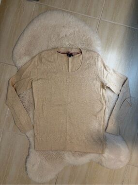 Tommy Hilfiger Beige Crewneck Sweater - S